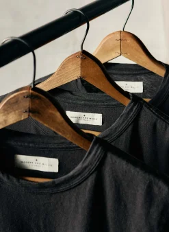 Imogene + Willie classic knit faded black crew