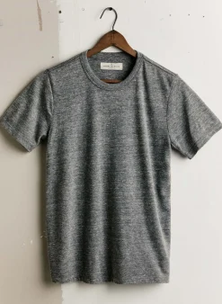 Women Imogene + Willie classic knit heather grey crew
