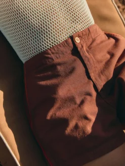 Women Imogene + Willie club short in terracotta