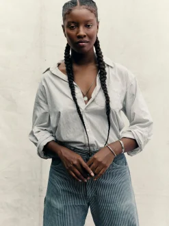 Women Imogene + Willie clyde striped cotton button up