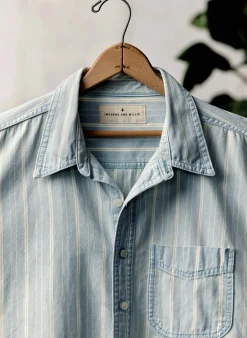 Women Imogene + Willie clyde striped denim button up