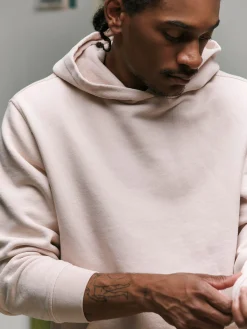 Imogene + Willie davenport hoodie in pink stone