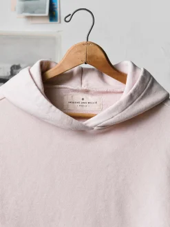 Imogene + Willie davenport hoodie in pink stone