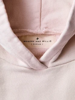 Imogene + Willie davenport hoodie in pink stone