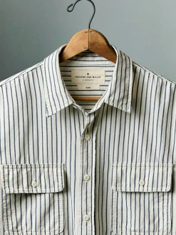 Imogene + Willie earl navy stripe