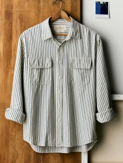 Imogene + Willie earl navy stripe