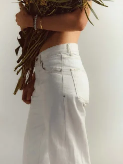 Women Imogene + Willie edie white selvage