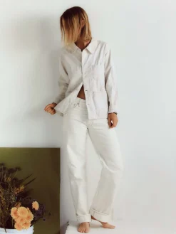 Women Imogene + Willie edie white selvage
