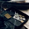Women Imogene + Willie emil erwin black leather tray