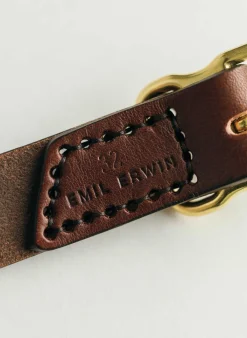 Women Imogene + Willie emil erwin narrow signature belt in walnut
