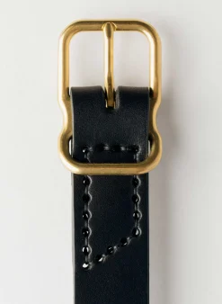 Women Imogene + Willie emil erwin narrow signature belt in black