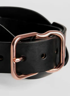 Women Imogene + Willie Emil Erwin Signature Belt Black