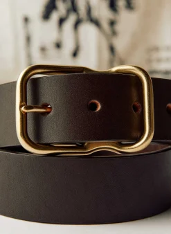Women Imogene + Willie Emil Erwin Signature Belt Dark Brown