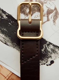 Women Imogene + Willie Emil Erwin Signature Belt Dark Brown