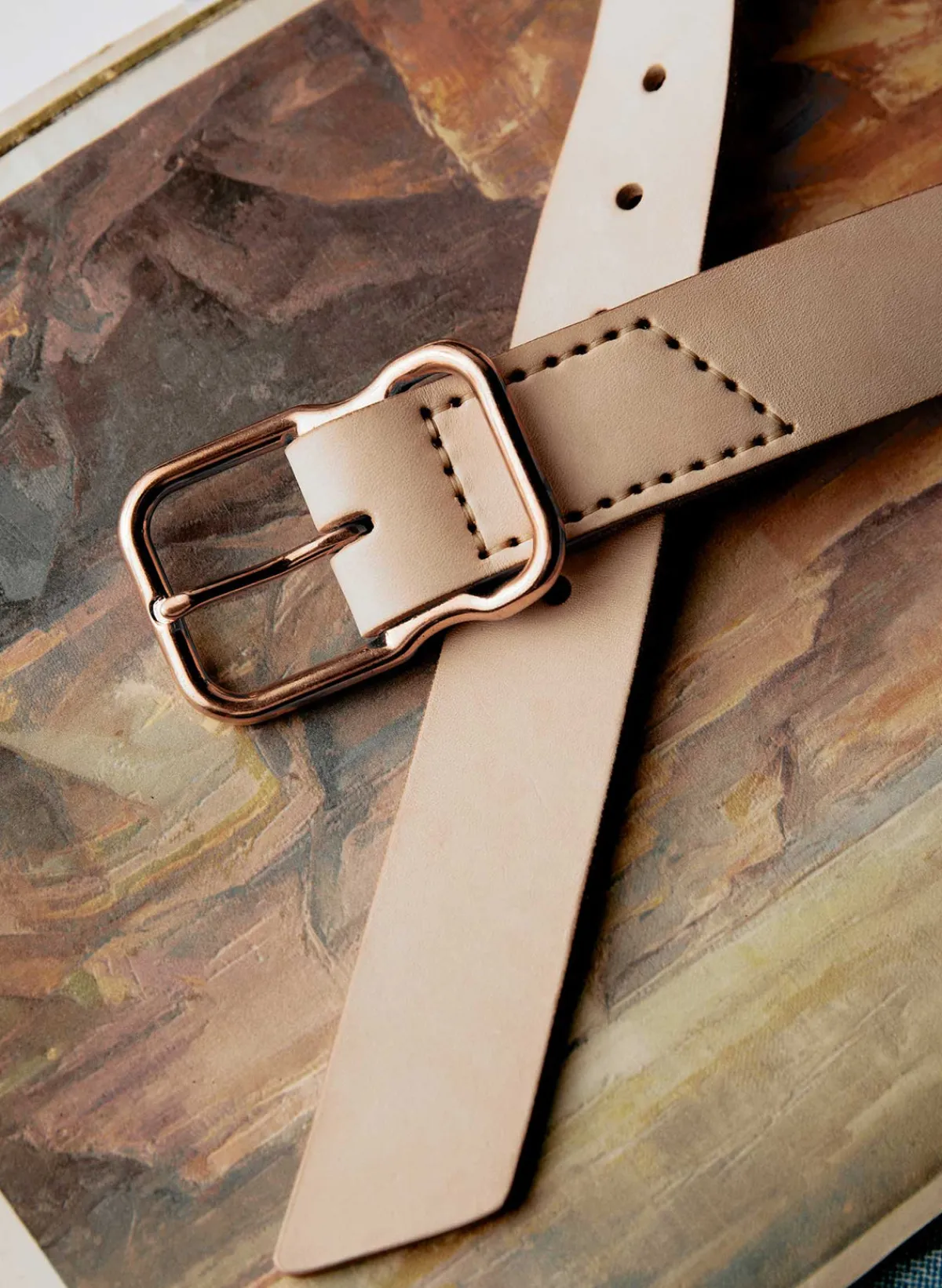 Women Imogene + Willie Emil Erwin Signature Belt in Natural