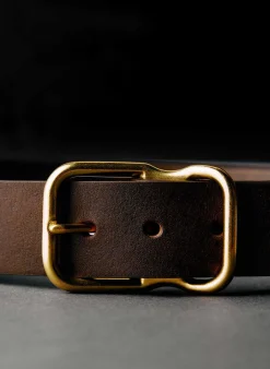 Women Imogene + Willie Emil Erwin Signature Belt Walnut