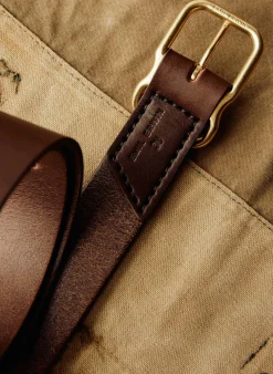Women Imogene + Willie Emil Erwin Signature Belt Walnut