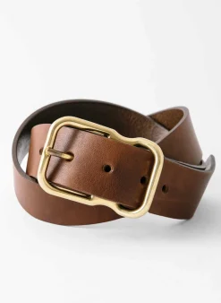 Women Imogene + Willie Emil Erwin Signature Belt Walnut