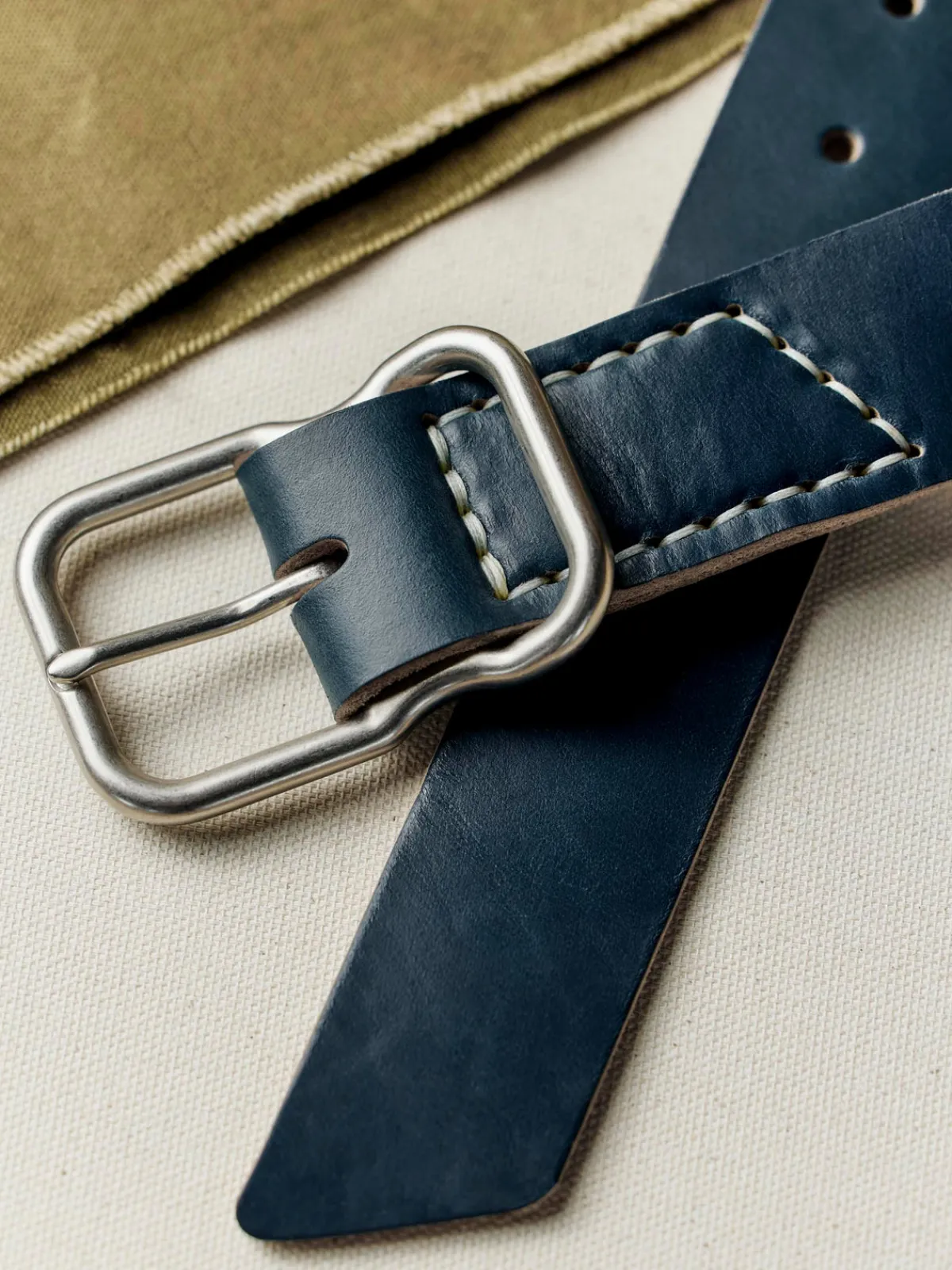Women Imogene + Willie Emil Erwin Signature Belt Blue