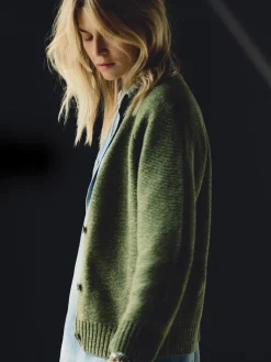 Women Imogene + Willie evie cardigan in sage