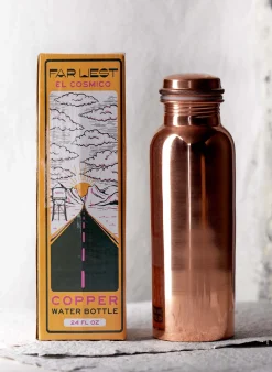 Women Imogene + Willie far west el cosmico copper water bottle