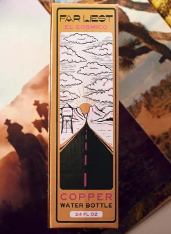 Women Imogene + Willie far west el cosmico copper water bottle