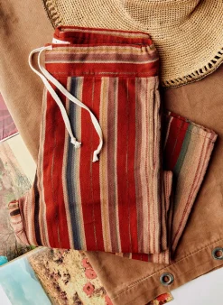 Women Imogene + Willie fethiye in hand-loomed coastal stripe