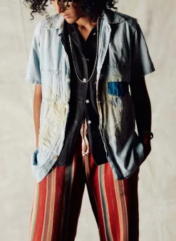 Women Imogene + Willie fethiye in hand-loomed coastal stripe