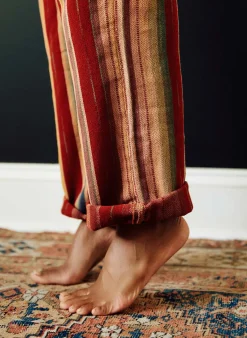 Women Imogene + Willie fethiye in hand-loomed coastal stripe