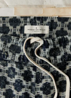 Women Imogene + Willie fethiye in indigo kiji print