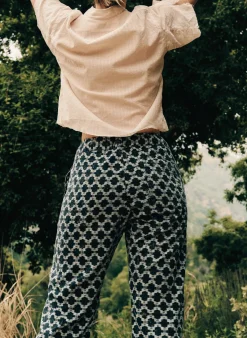 Women Imogene + Willie fethiye in indigo kiji print