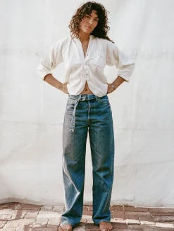 Women Imogene + Willie frankie belted jean