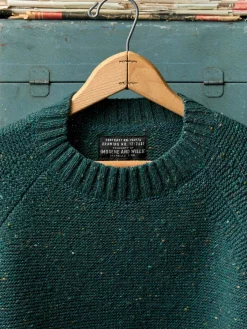 Women Imogene + Willie galway wool sweater in spruce nep