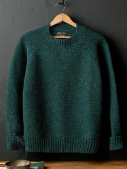 Women Imogene + Willie galway wool sweater in spruce nep