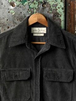 Imogene + Willie griffin workshirt in faded black cord
