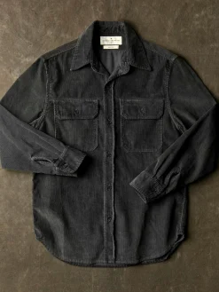 Imogene + Willie griffin workshirt in faded black cord