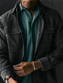 Imogene + Willie griffin workshirt in faded black cord