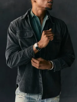 Imogene + Willie griffin workshirt in faded black cord