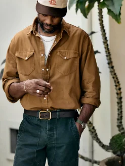 Imogene + Willie hayes pearl snap in whisper twill