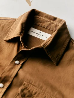 Imogene + Willie hayes pearl snap in whisper twill