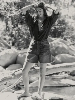 Women Imogene + Willie hazel salinas cutoff short