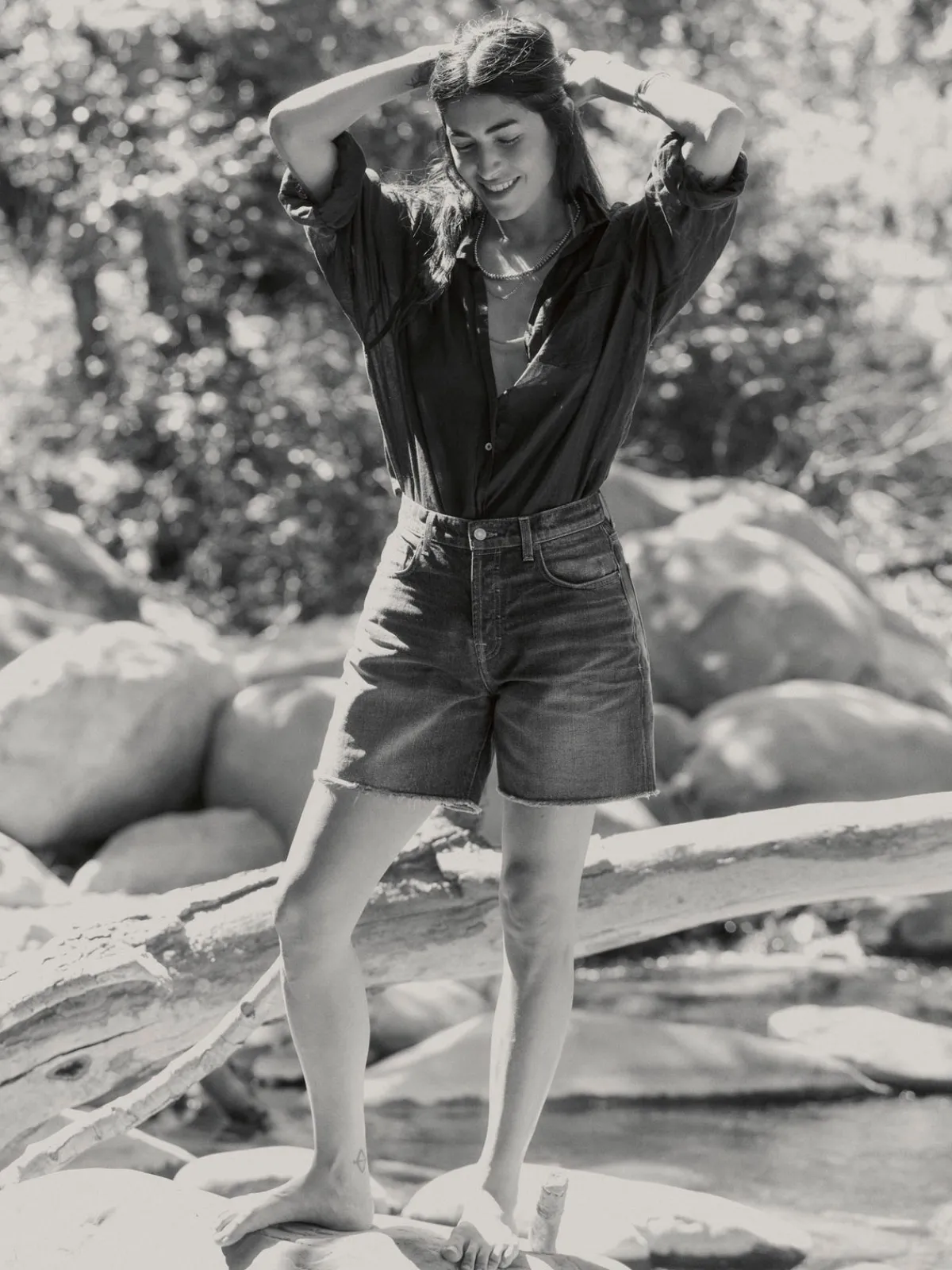 Women Imogene + Willie hazel salinas cutoff short