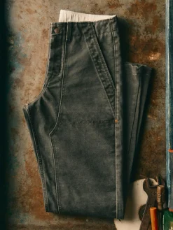 Imogene + Willie hencye canvas workpant in washed slate