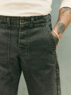 Imogene + Willie hencye canvas workpant in washed slate