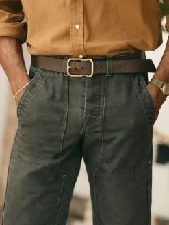 Imogene + Willie hencye canvas workpant in washed slate