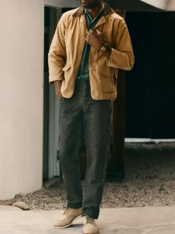 Imogene + Willie hencye canvas workpant in washed slate