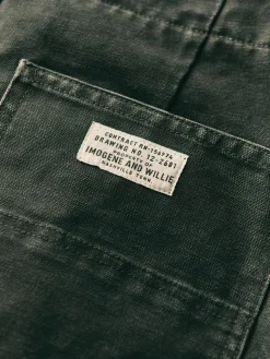Imogene + Willie hencye canvas workpant in washed slate