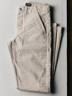 Imogene + Willie hencye canvas workpant in natural