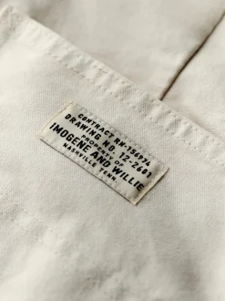 Imogene + Willie hencye canvas workpant in natural