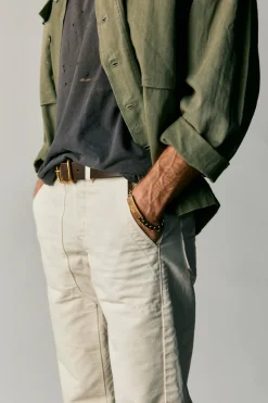 Imogene + Willie hencye canvas workpant in natural